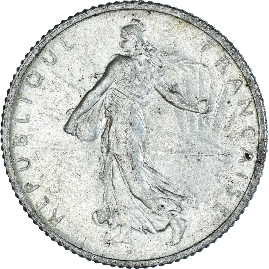 Moeda, França, Semeuse, Franc, 1914, Paris, EF(40-45), Prata, KM:844.1
