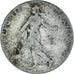 Moneda, Francia, Semeuse, 50 Centimes, 1902, Paris, BC+, Plata, KM:854