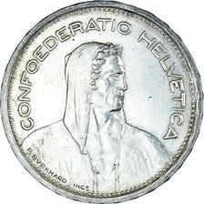 Monnaie, Suisse, tête de berger, 5 Francs, 1954, Bern, TTB, Argent, KM:40