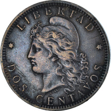 Coin, Argentina, 2 Centavos, 1894, Buenos Aires, EF(40-45), Bronze, KM:33