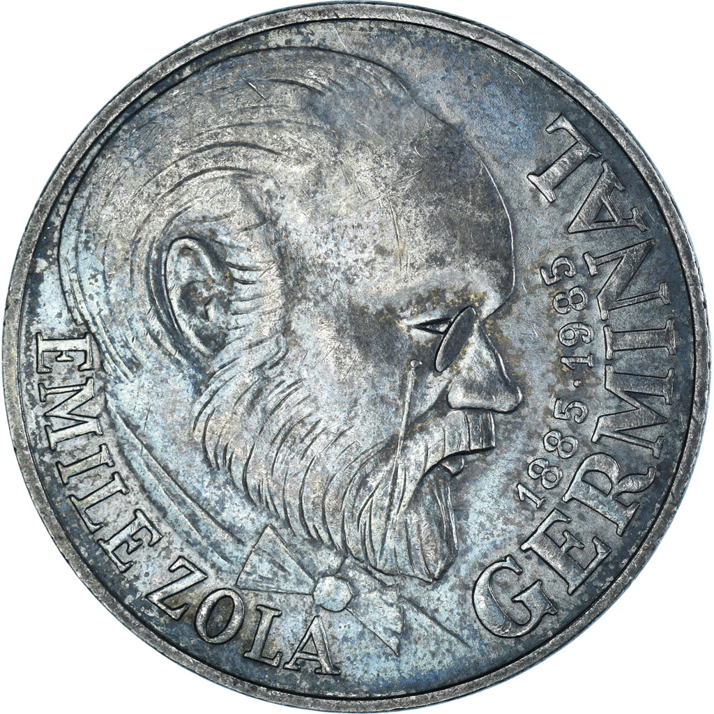 Monnaie, France, Germinal, 100 Francs, 1985, TTB+, Argent, Gadoury:900, KM:957