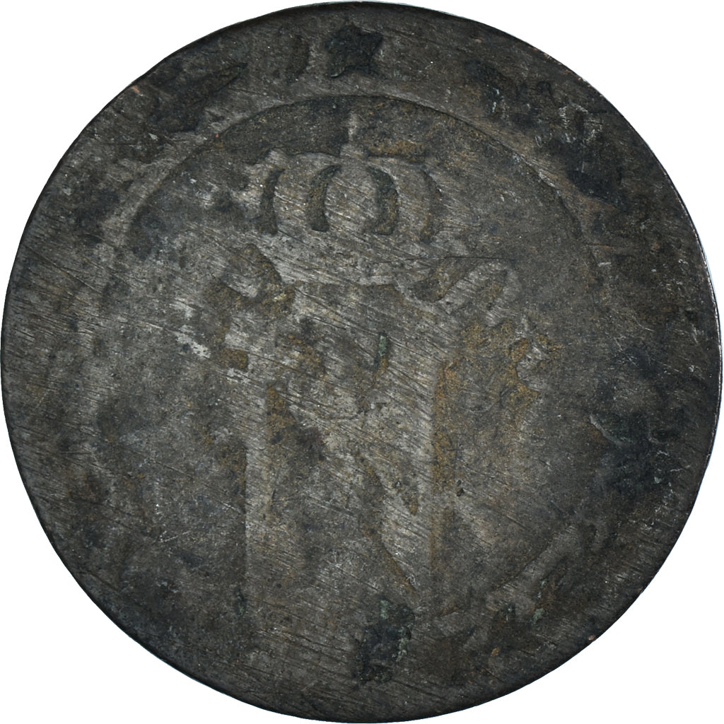Moneta, Francia, Napoleon I, 10 Centimes, 1809, Paris, B+, Biglione, KM:676.1