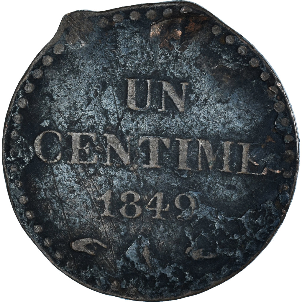 Coin, France, Dupré, Centime, 1849, Paris, VF(30-35), Bronze, KM:754