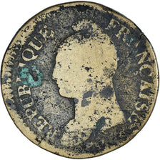 Moneda, Francia, Dupré, Decime, Limoges, BC, Métal de cloche, Gadoury:187