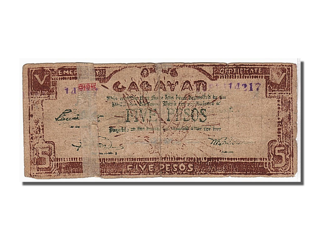 Geldschein, Philippinen, 5 Pesos, KM:S191a, S