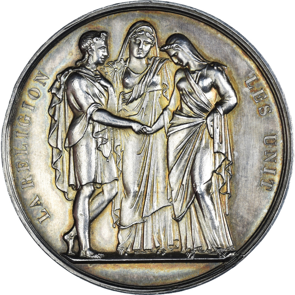 France, Medal, Mariage, La Religion les Unit, Religions & beliefs, MS(63)
