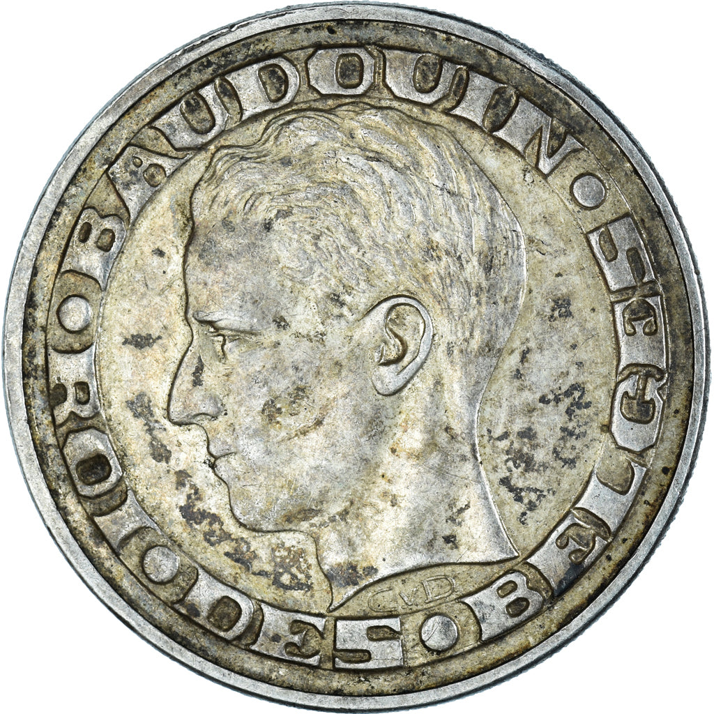 Monnaie, Belgique, Baudouin I, Brussels World Fair, 50 Francs, 50 Frank, 1958