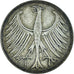 Moneta, GERMANIA - REPUBBLICA FEDERALE, 5 Mark, 1951, Hamburg, MB+, Argento