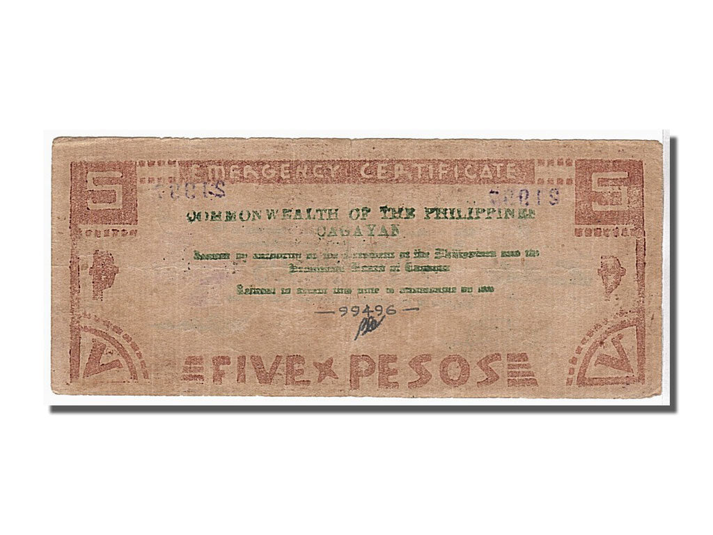 Banconote, Filippine, 5 Pesos, MB