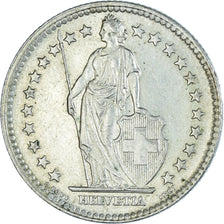 Coin, Switzerland, 2 Francs, 1963, Bern, AU(50-53), Silver, KM:21