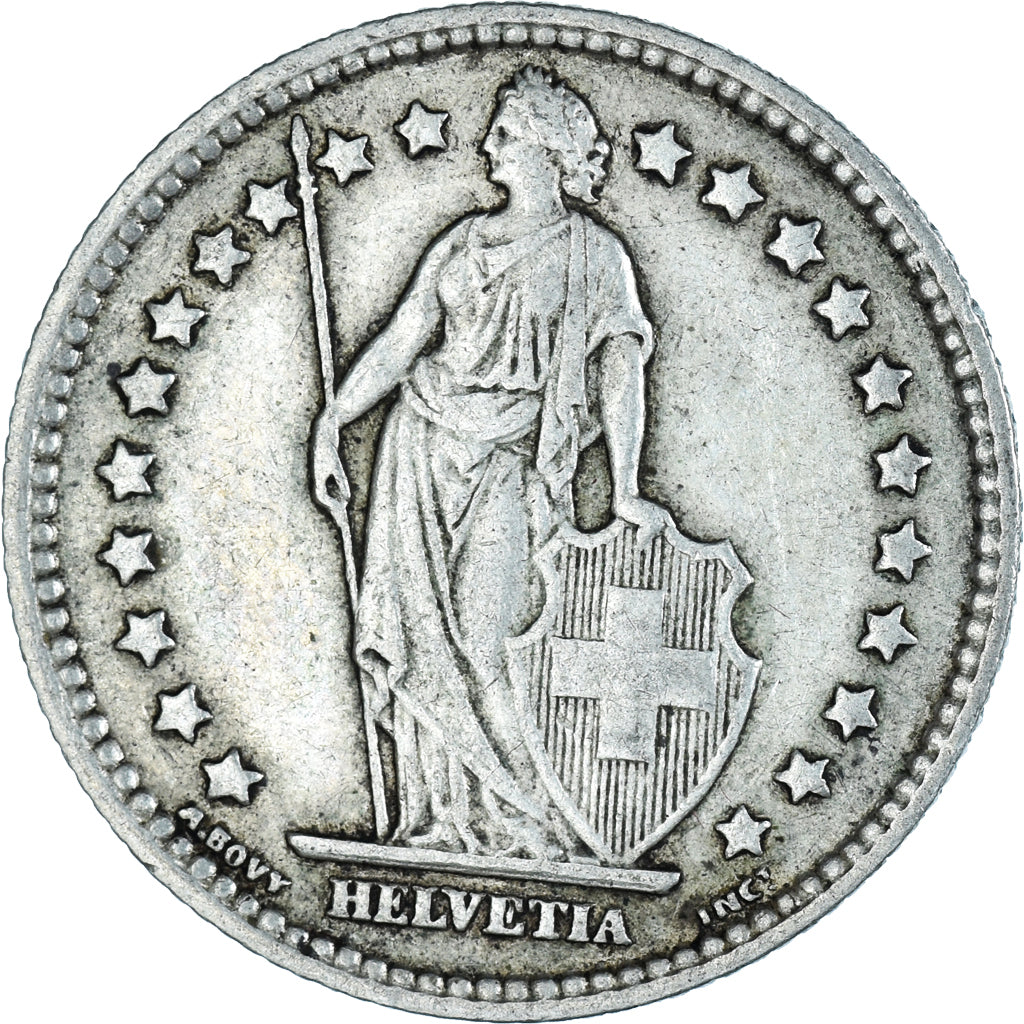 Coin, Switzerland, Franc, 1911, Bern, VF(30-35), Silver, KM:24
