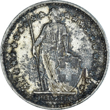 Coin, Switzerland, Franc, 1952, Bern, VF(30-35), Silver, KM:24