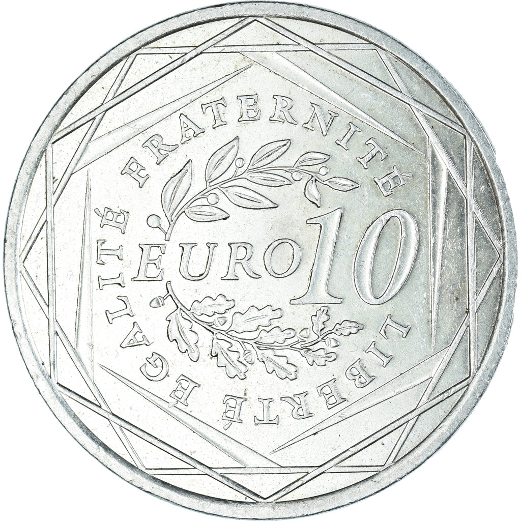 France, Semeuse, 10 Euro, 2009, Pessac, TTB+, Argent, Gadoury:4., KM:1580