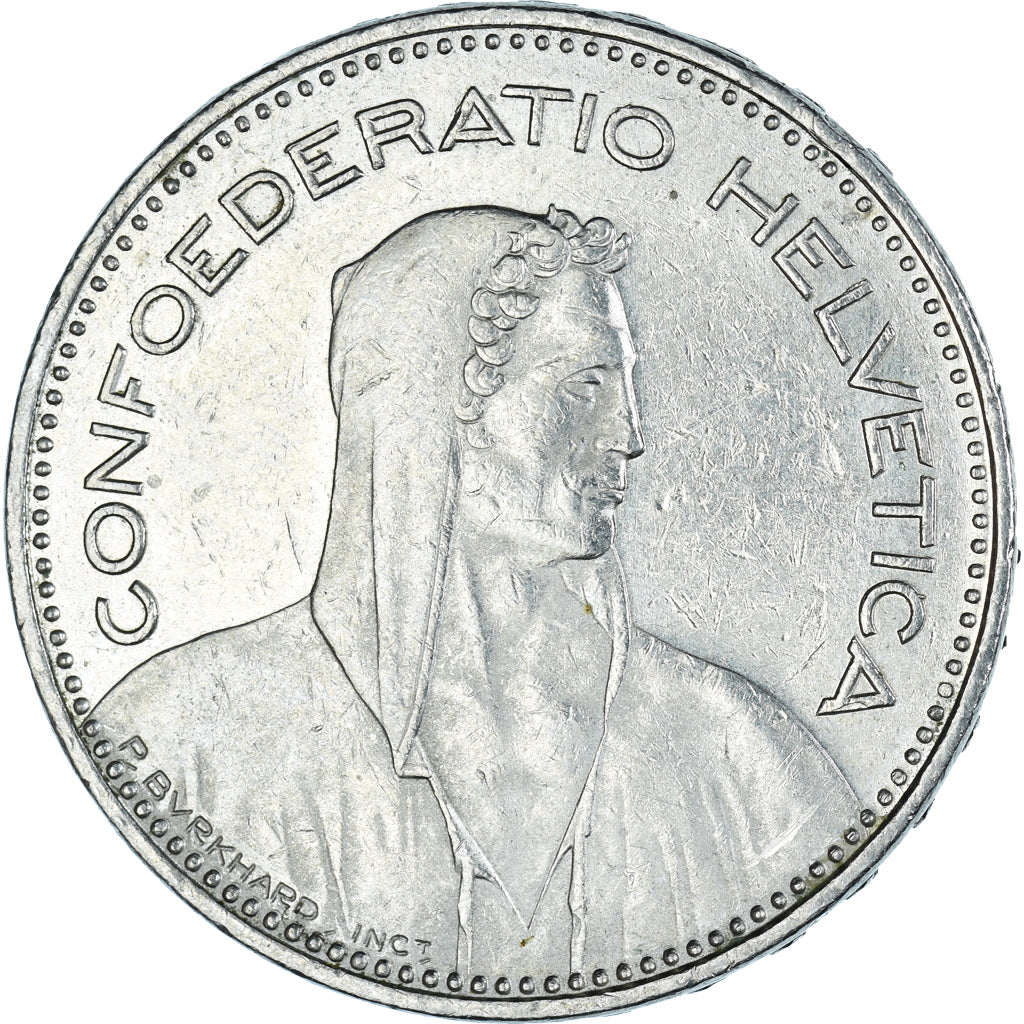 Monnaie, Suisse, tête de berger, 5 Francs, 1995, Bern, TTB, Cupro-nickel