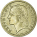 Moneda, Francia, Lavrillier, 5 Francs, 1945, Paris, EBC+, Aluminio - bronce