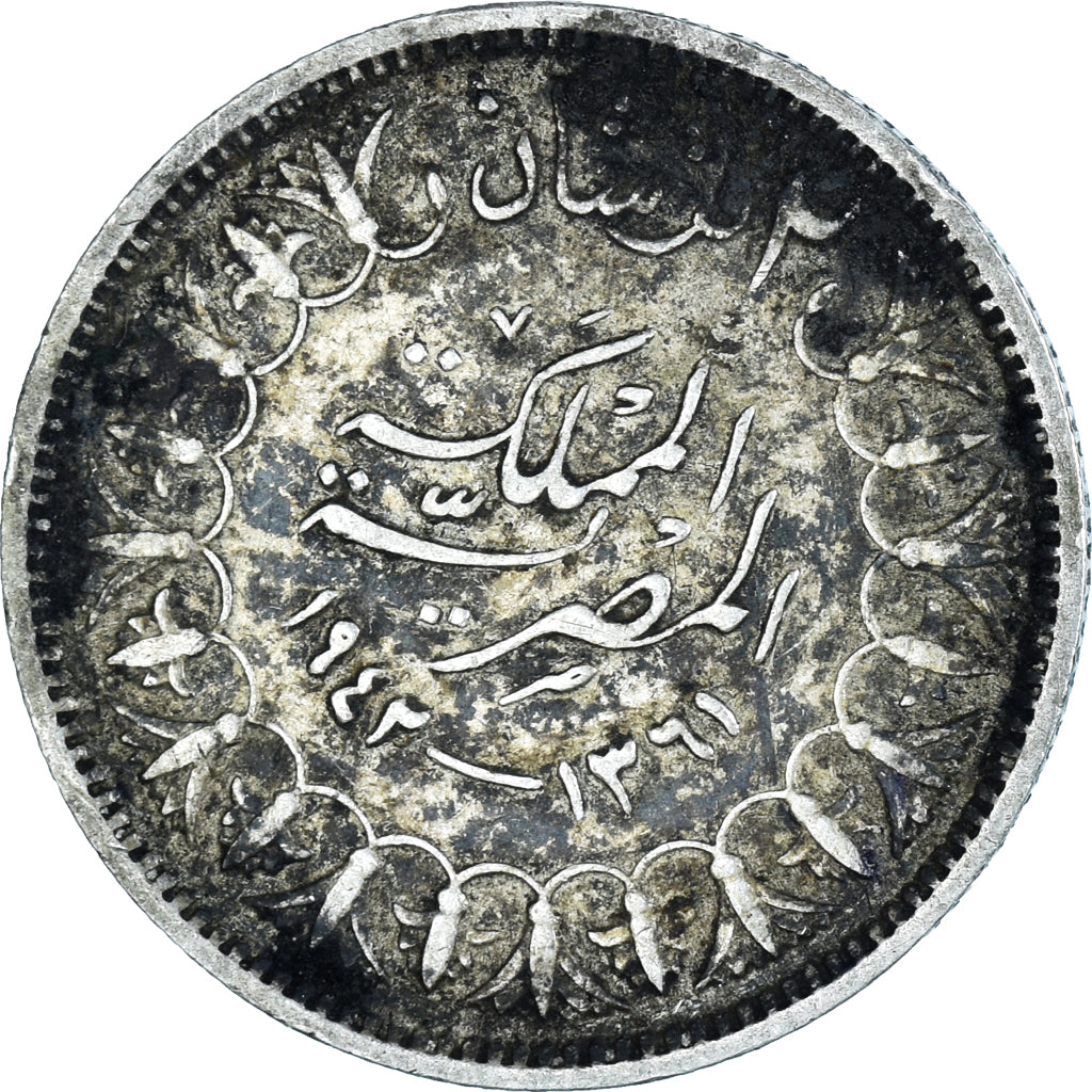 Münze, Ägypten, Farouk, 2 Piastres, 1942 / AH1361, British Royal Mint, SS