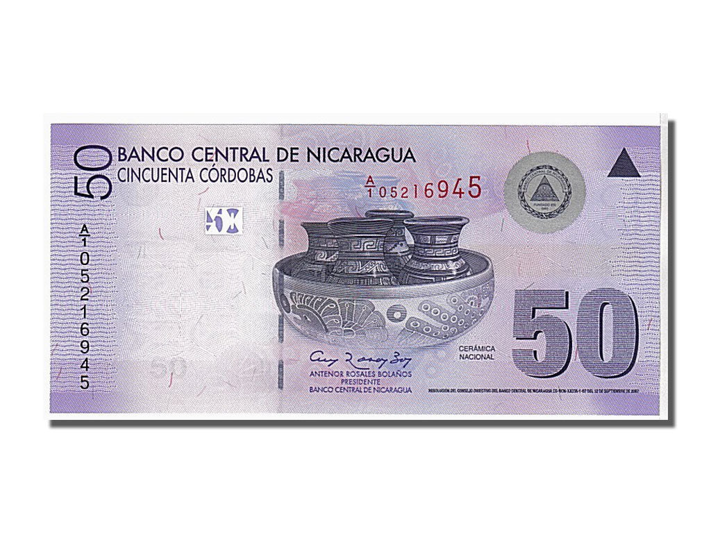 Nicaragua, 50 Córdobas, 2007, KM #203, UNC(65-70), 05216945