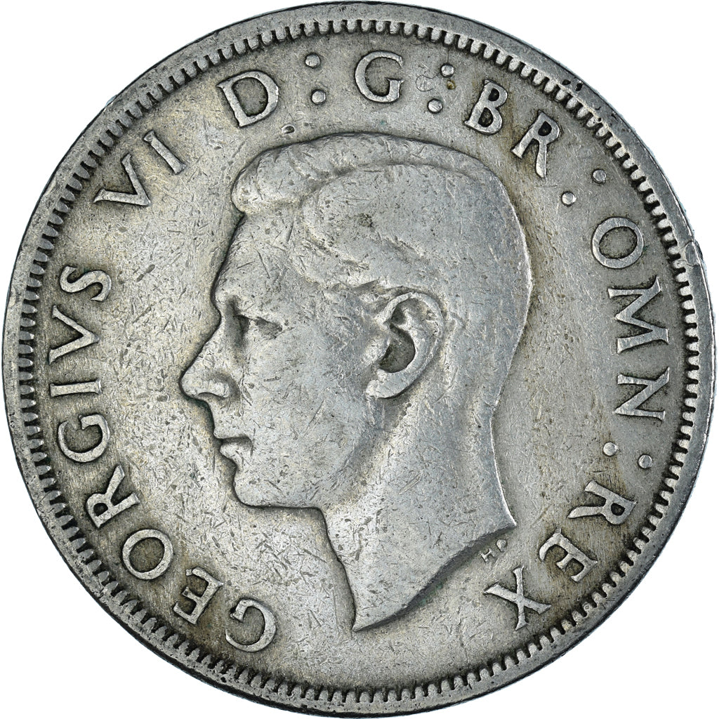 Coin, Great Britain, George VI, 1/2 Crown, 1949, VF(30-35), Copper-nickel