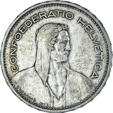 Moneta, Svizzera, tête de berger, 5 Francs, 1932, Bern, BB, Argento, KM:40