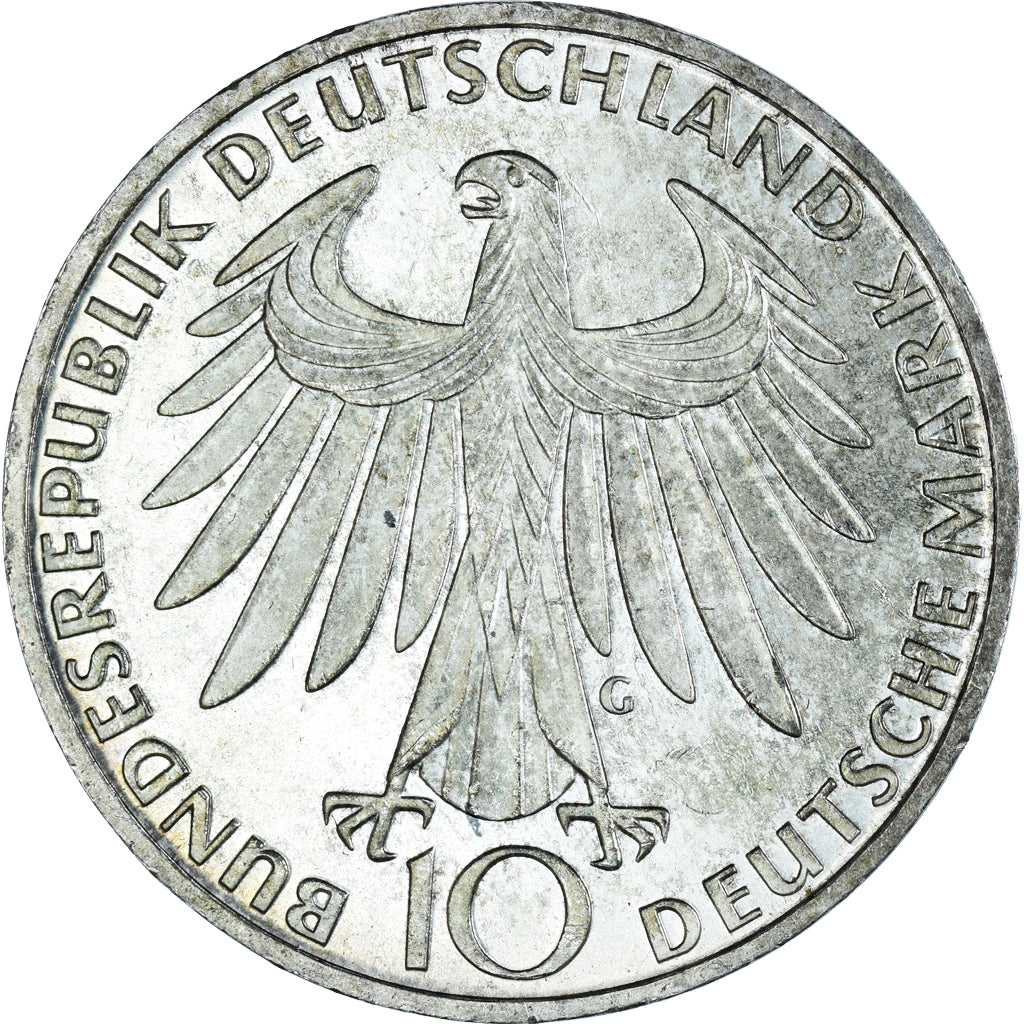 Moneta, GERMANIA - REPUBBLICA FEDERALE, Munich Olympics, 10 Mark, 1972