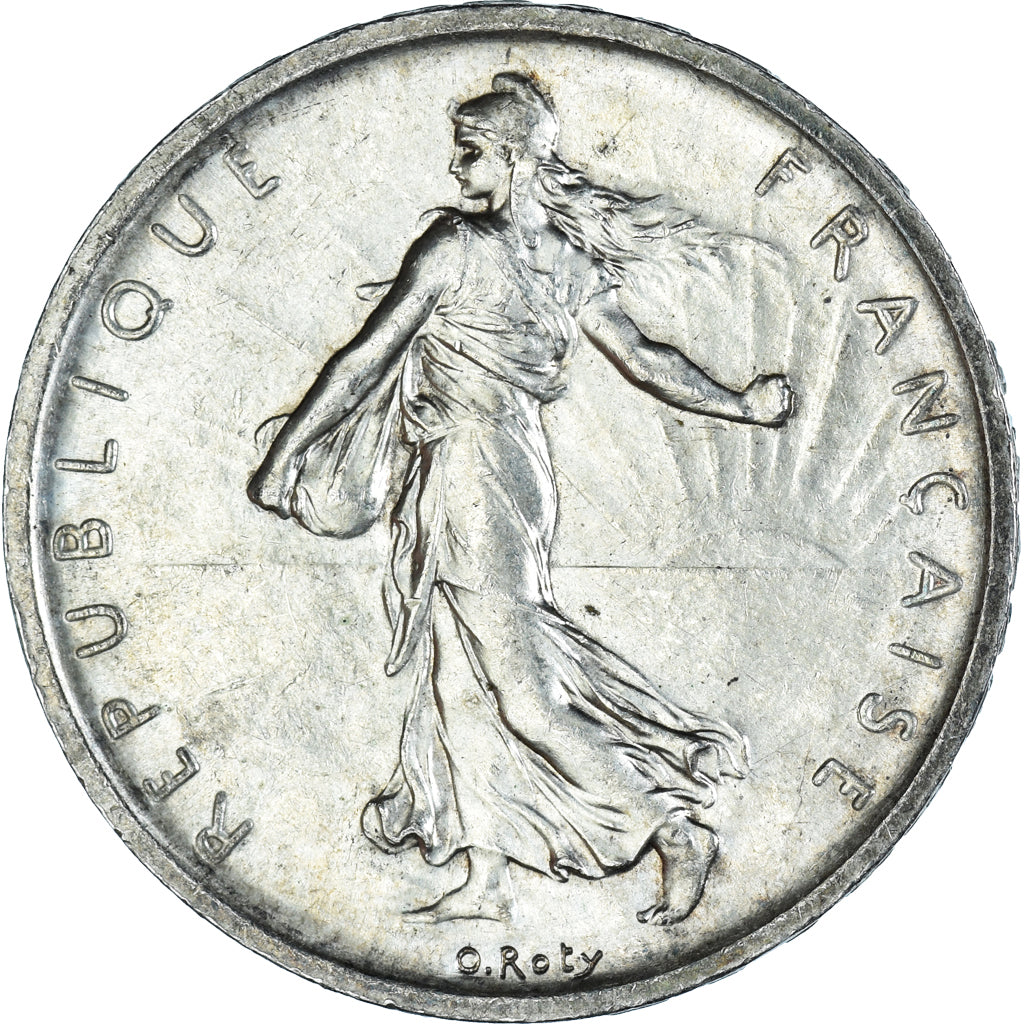 Moneda, Francia, Semeuse, 5 Francs, 1960, MBC+, Plata, KM:926, Gadoury:770
