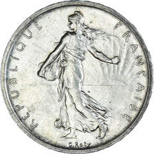 Moneda, Francia, Semeuse, 5 Francs, 1960, MBC+, Plata, KM:926, Gadoury:770