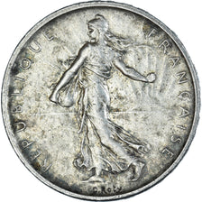 Moneda, Francia, Semeuse, 5 Francs, 1960, MBC, Plata, KM:926, Gadoury:770