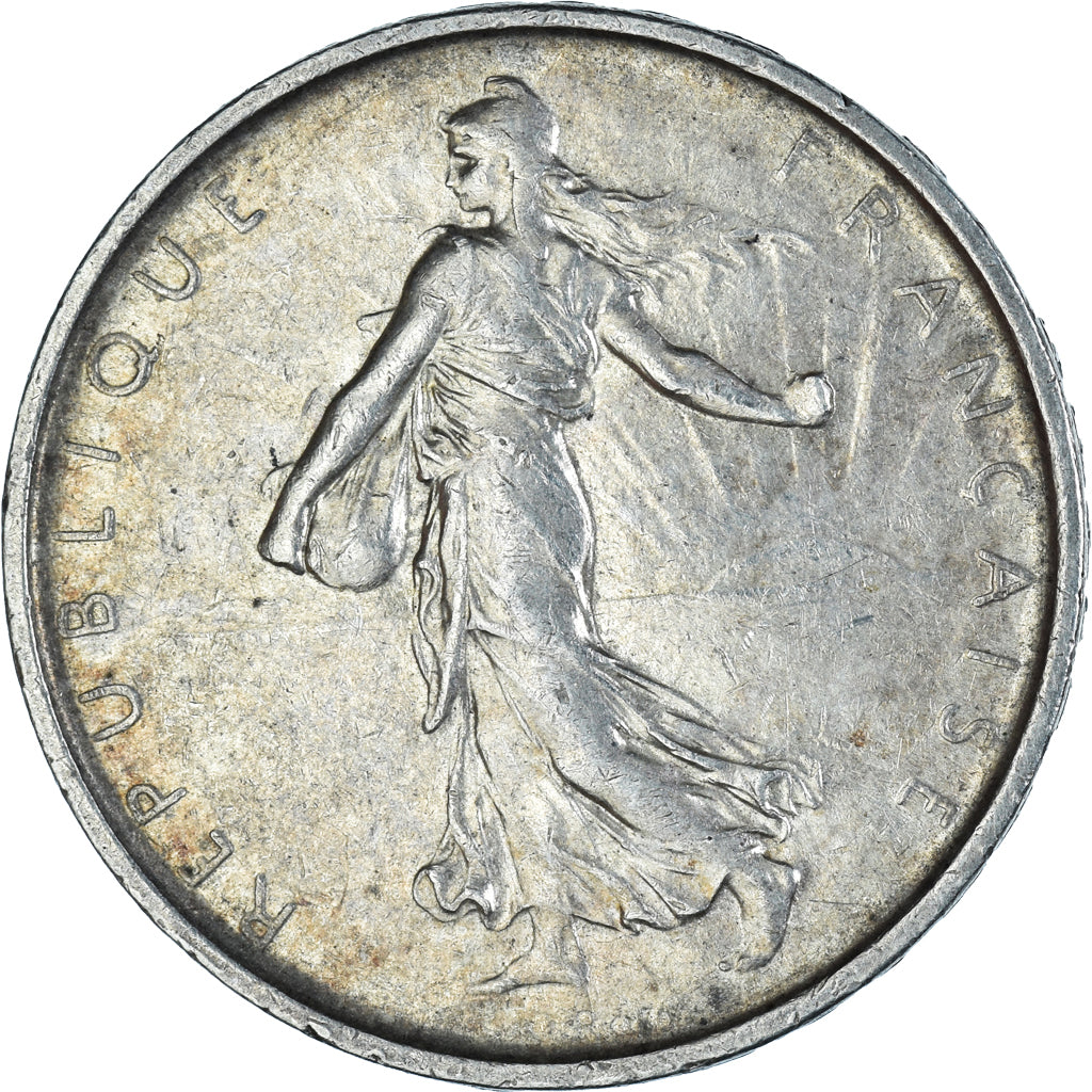 Coin, France, Semeuse, 5 Francs, 1966, EF(40-45), Silver, KM:926, Gadoury:770