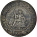 Coin, FRENCH INDO-CHINA, Cent, 1887, Paris, EF(40-45), Bronze, KM:1