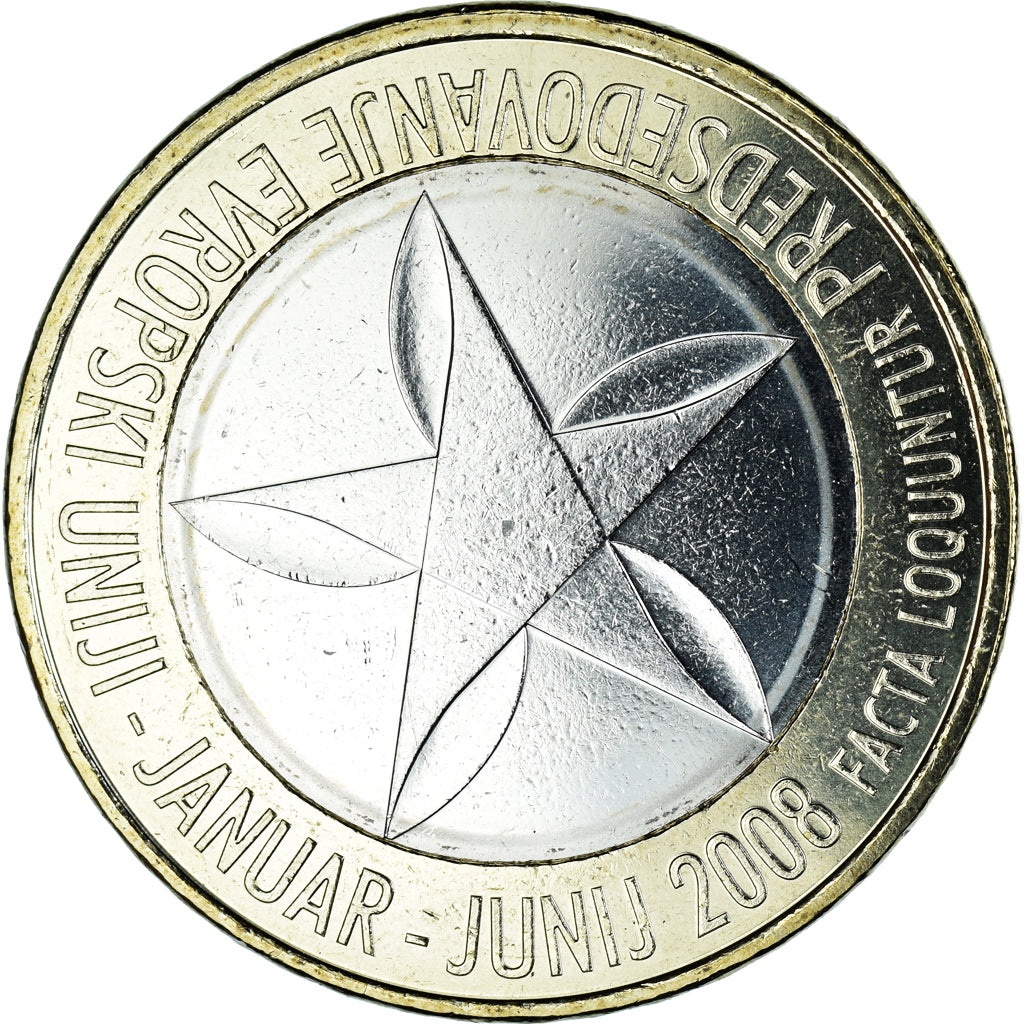 Slovenia, 3 Euro, 2008, SPL, Bi-metallico, KM:81