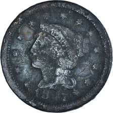 Coin, United States, Braided Hair Cent, Cent, 1847, U.S. Mint, Philadelphia