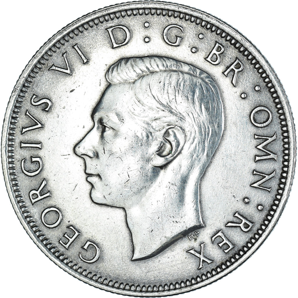 Münze, Großbritannien, George VI, 1/2 Crown, 1944, British Royal Mint, VZ
