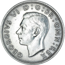 Münze, Großbritannien, George VI, 1/2 Crown, 1944, British Royal Mint, VZ