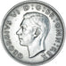 Münze, Großbritannien, George VI, 1/2 Crown, 1944, British Royal Mint, VZ