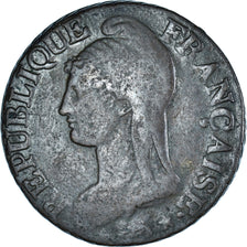Coin, France, Dupré, 5 Centimes, AN 8, Paris, VF(30-35), Bronze, KM:640.1