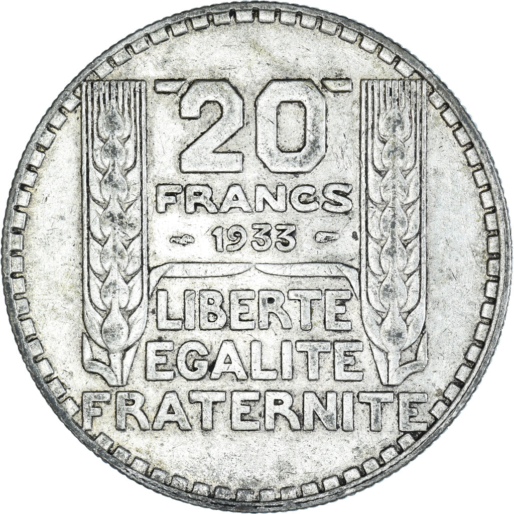 Moneda, Francia, Turin, 20 Francs, 1833, Paris, MBC, Plata, KM:879, Gadoury:852