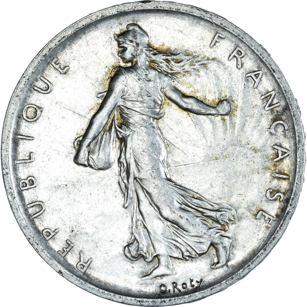 Munten, Frankrijk, Semeuse, 5 Francs, 1960, ZF+, Zilver, KM:926, Gadoury:770