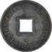 Münze, FRENCH INDO-CHINA, 2 Sapeque, 1887, Paris, SS, Bronze, KM:6