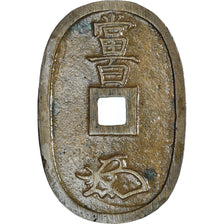 Monnaie, Japon, 100 Mon, Tempo Tsuho, (1835-1870), TTB, Bronze, KM:7