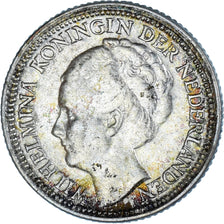 Coin, Netherlands, Wilhelmina I, 10 Cents, 1938, Utrecht, AU(55-58), Silver