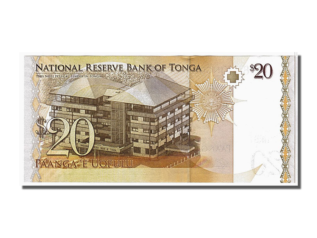 Banknote, Tonga, 20 Pa'anga, 2008, KM:41, UNC(65-70)