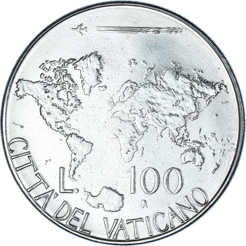 Monnaie, Cité du Vatican, John Paul II, 100 Lire, 1985/VII, Roma, SPL, Acier