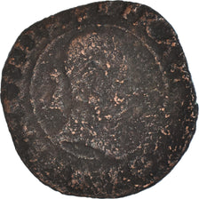 Coin, France, Henri IV, Double Tournois, VG(8-10), Copper