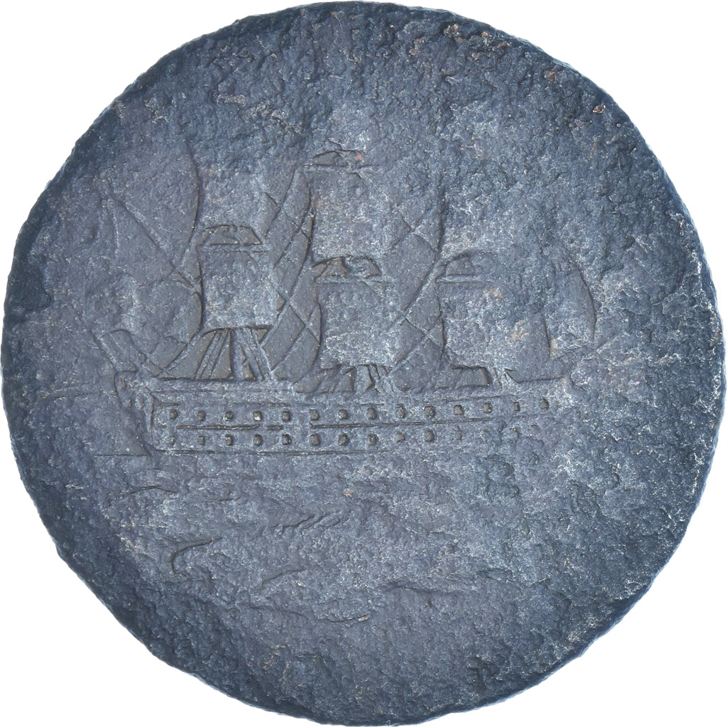 United Kingdom, Halfpenny Token, F(12-15), Copper