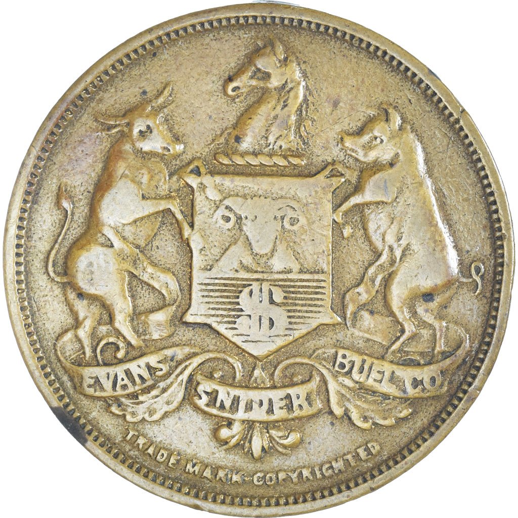 Reino Unido, medalha, Evans Snider Buel co., brocken hook, VF(30-35), Bronze