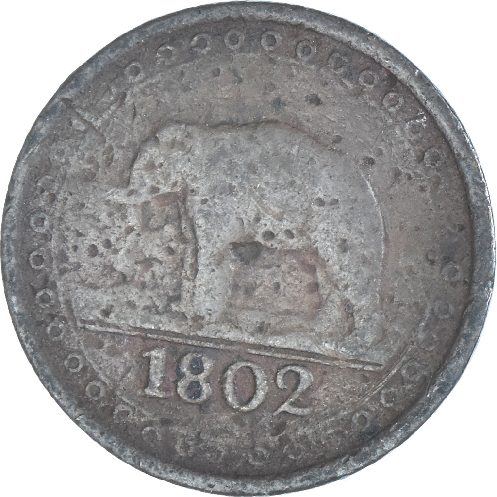 Münze, Ceylon, George III, 1/192 Rixdollar, 1802, Handsworth, S, Kupfer, KM:73