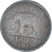 Monnaie, Sri Lanka , George III, 1/192 Rixdollar, 1802, Handsworth, TB, Cuivre