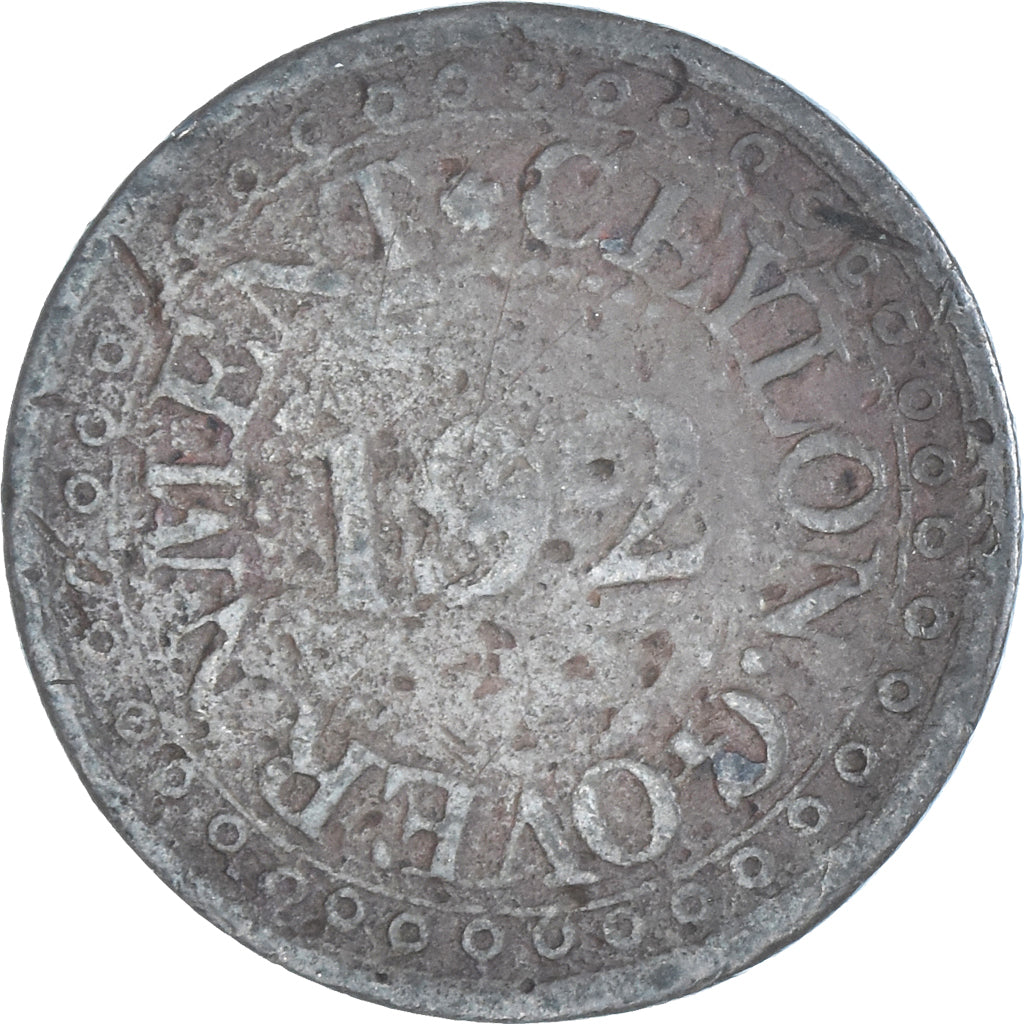 Münze, Ceylon, George III, 1/192 Rixdollar, 1802, Handsworth, S, Kupfer, KM:73