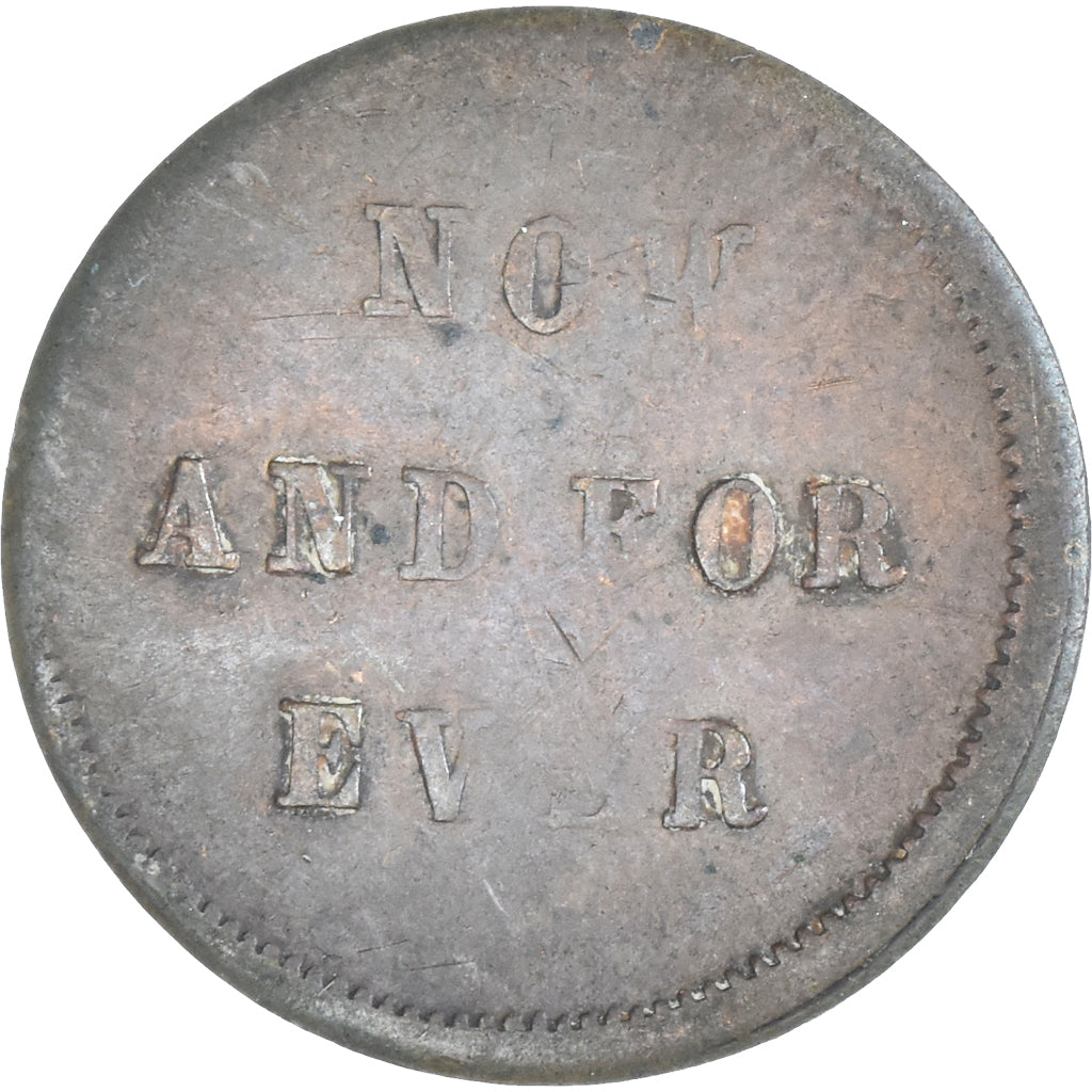 United States, Token, Andrew Jackson, Now and for ever, VF(30-35), Copper