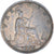 Moeda, Grã-Bretanha, Victoria, Farthing, 1865, Heaton, AU(55-58), Bronze